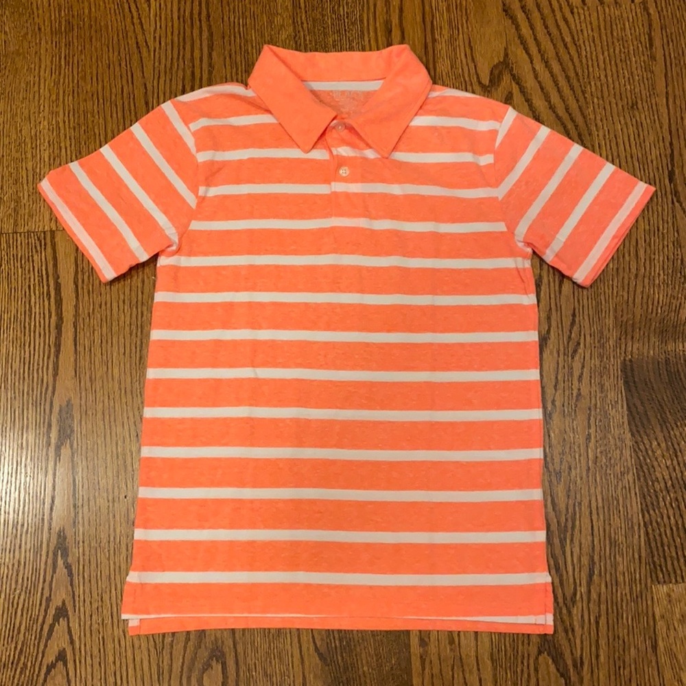 The Children’s Place orange/white t-shirt L 10/12